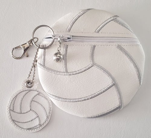 Volleyball Coin Pouch | The Melon Patch by Deb 