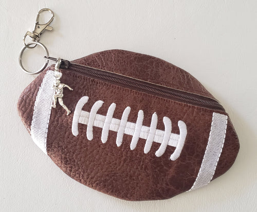 Football Coin Pouch | The Melon Patch by Deb