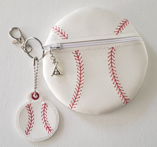 Baseball Coin Pouch | The Melon Patch by Deb