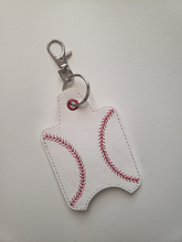 Load image into Gallery viewer, Baseball Hand Sanitizer Holder | The Melon Patch by Deb™
