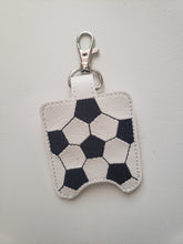 Load image into Gallery viewer, Soccer Coin Pouch (with Snap Tab) | The Melon Patch by Deb™
