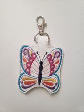 Load image into Gallery viewer, Butterfly Hand Sanitizer Holder (in White) | The Melon Patch by Deb™
