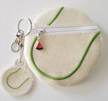 Load image into Gallery viewer, Tennis Ball Coin Pouch | The Melon Patch by Deb
