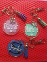 Load image into Gallery viewer, Personalize Keychain with charms
