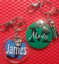 Load image into Gallery viewer, Personalize Keychain with charms
