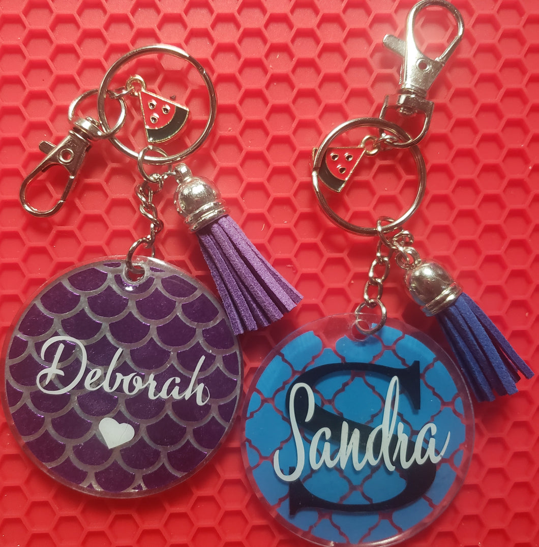 Personalize Keychain with charms