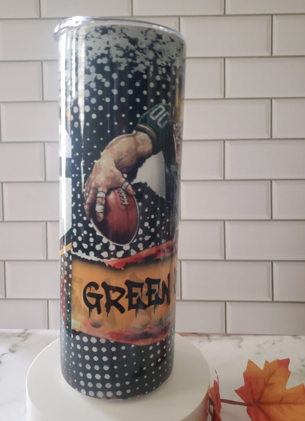 Green Bay Packers Tumbler #1 | The Melon Patch by Deb