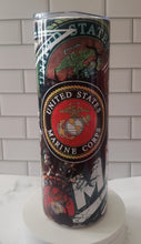 Load image into Gallery viewer, U.S. Marine #1 Tumbler | The Melon Patch by Deb
