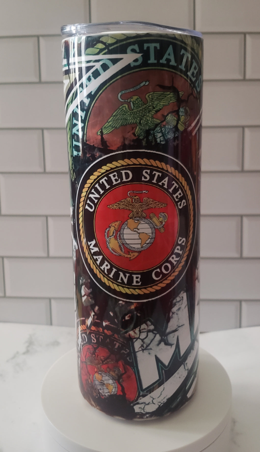 U.S. Marine #1 Tumbler | The Melon Patch by Deb