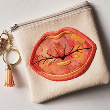 Load image into Gallery viewer, Let&#39;s Kiss Coin Pouch | The Melon Patch by Deb™
