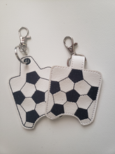 Load image into Gallery viewer, Soccer Coin Pouch (with eyelet) | The Melon Patch by Deb™
