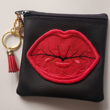 Load image into Gallery viewer, Let&#39;s Kiss Coin Pouch | The Melon Patch by Deb™
